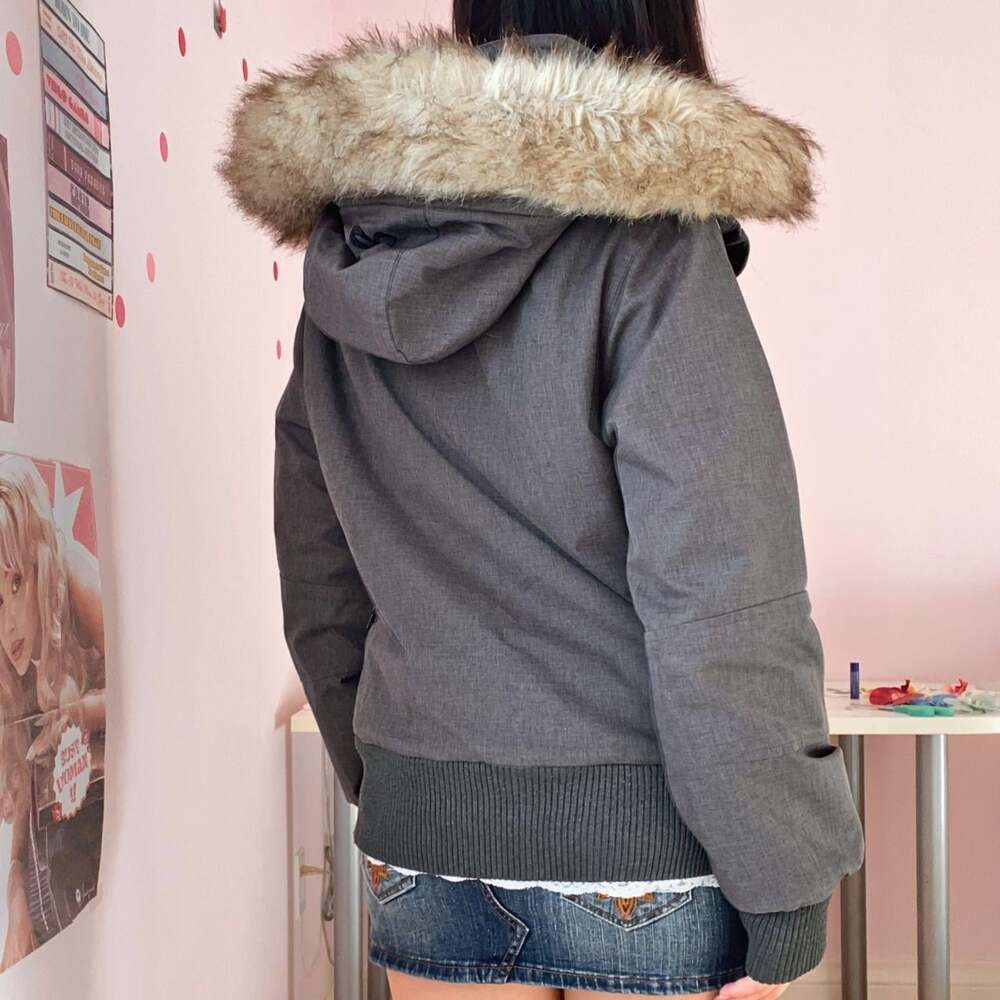 Aritzia Women's Grey and Brown Jacket